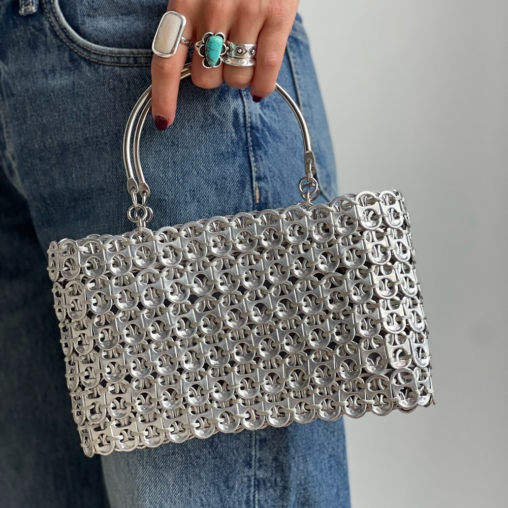 Silver Taps Handbag